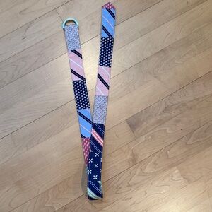 Vineyard Vines Multicolor Patchwork Belt